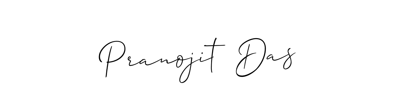 Create a beautiful signature design for name Pranojit  Das. With this signature (Allison_Script) fonts, you can make a handwritten signature for free. Pranojit  Das signature style 2 images and pictures png