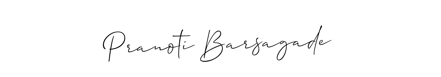 This is the best signature style for the Pranoti Barsagade name. Also you like these signature font (Allison_Script). Mix name signature. Pranoti Barsagade signature style 2 images and pictures png