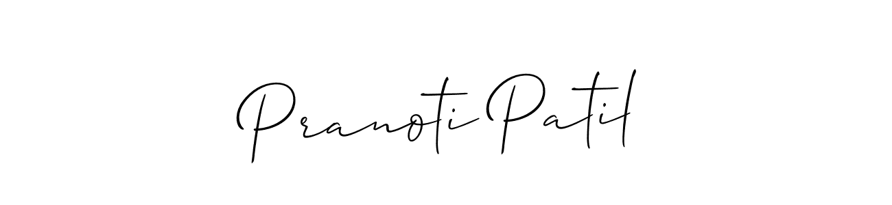 This is the best signature style for the Pranoti Patil name. Also you like these signature font (Allison_Script). Mix name signature. Pranoti Patil signature style 2 images and pictures png