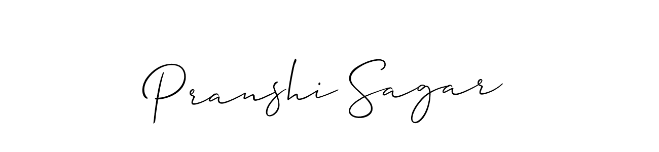 if you are searching for the best signature style for your name Pranshi Sagar. so please give up your signature search. here we have designed multiple signature styles  using Allison_Script. Pranshi Sagar signature style 2 images and pictures png