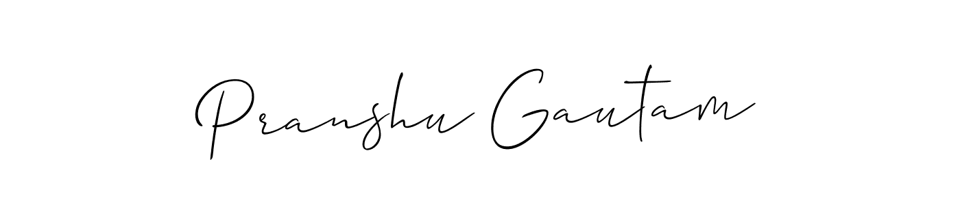 Best and Professional Signature Style for Pranshu Gautam. Allison_Script Best Signature Style Collection. Pranshu Gautam signature style 2 images and pictures png