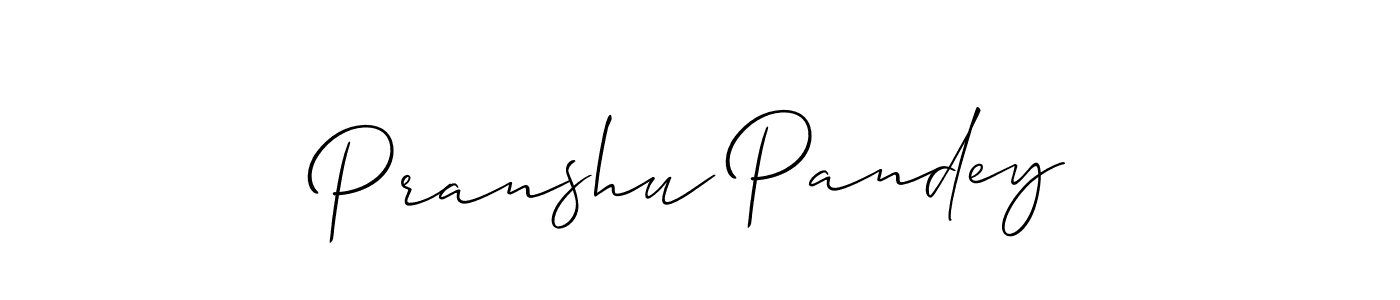 Make a beautiful signature design for name Pranshu Pandey. Use this online signature maker to create a handwritten signature for free. Pranshu Pandey signature style 2 images and pictures png