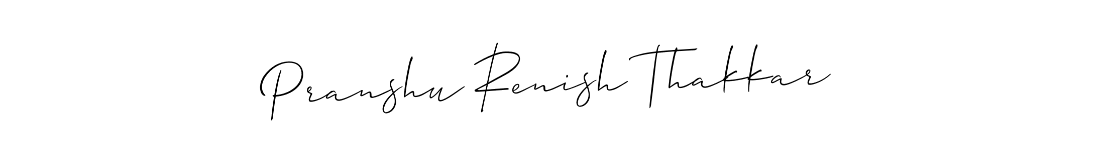 Also You can easily find your signature by using the search form. We will create Pranshu Renish Thakkar name handwritten signature images for you free of cost using Allison_Script sign style. Pranshu Renish Thakkar signature style 2 images and pictures png