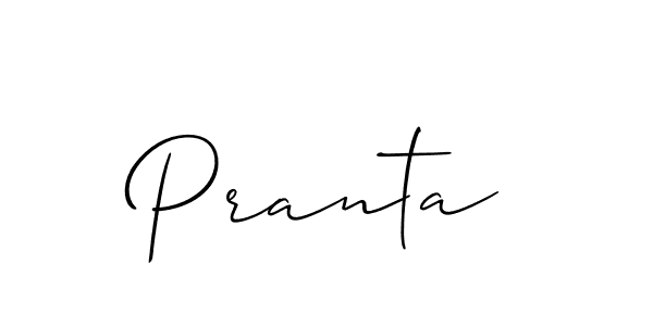 Make a beautiful signature design for name Pranta. Use this online signature maker to create a handwritten signature for free. Pranta signature style 2 images and pictures png