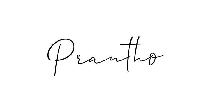 Prantho stylish signature style. Best Handwritten Sign (Allison_Script) for my name. Handwritten Signature Collection Ideas for my name Prantho. Prantho signature style 2 images and pictures png