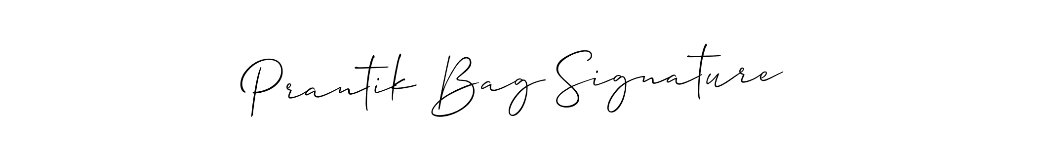 This is the best signature style for the Prantik Bag Signature name. Also you like these signature font (Allison_Script). Mix name signature. Prantik Bag Signature signature style 2 images and pictures png