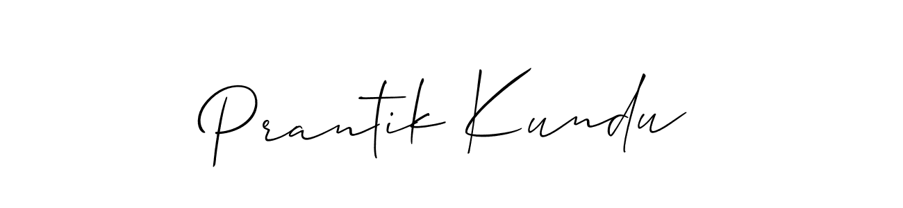 How to Draw Prantik Kundu signature style? Allison_Script is a latest design signature styles for name Prantik Kundu. Prantik Kundu signature style 2 images and pictures png