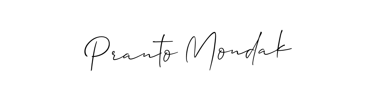 Best and Professional Signature Style for Pranto Mondak. Allison_Script Best Signature Style Collection. Pranto Mondak signature style 2 images and pictures png