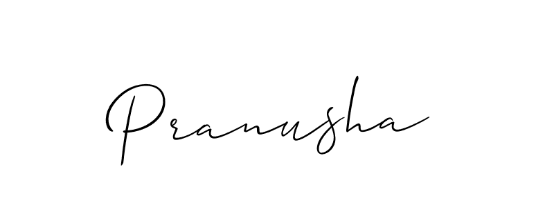 Make a beautiful signature design for name Pranusha. Use this online signature maker to create a handwritten signature for free. Pranusha signature style 2 images and pictures png