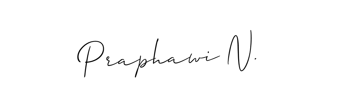 Make a beautiful signature design for name Praphawi N.. Use this online signature maker to create a handwritten signature for free. Praphawi N. signature style 2 images and pictures png