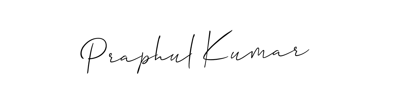 It looks lik you need a new signature style for name Praphul Kumar. Design unique handwritten (Allison_Script) signature with our free signature maker in just a few clicks. Praphul Kumar signature style 2 images and pictures png