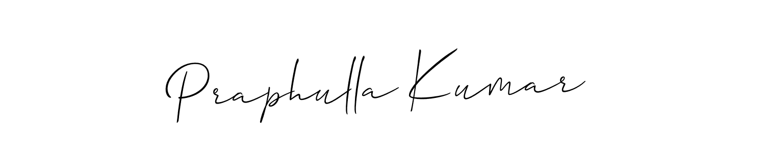 How to make Praphulla Kumar name signature. Use Allison_Script style for creating short signs online. This is the latest handwritten sign. Praphulla Kumar signature style 2 images and pictures png