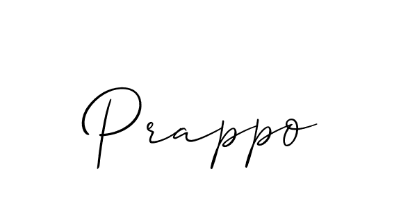 You can use this online signature creator to create a handwritten signature for the name Prappo. This is the best online autograph maker. Prappo signature style 2 images and pictures png