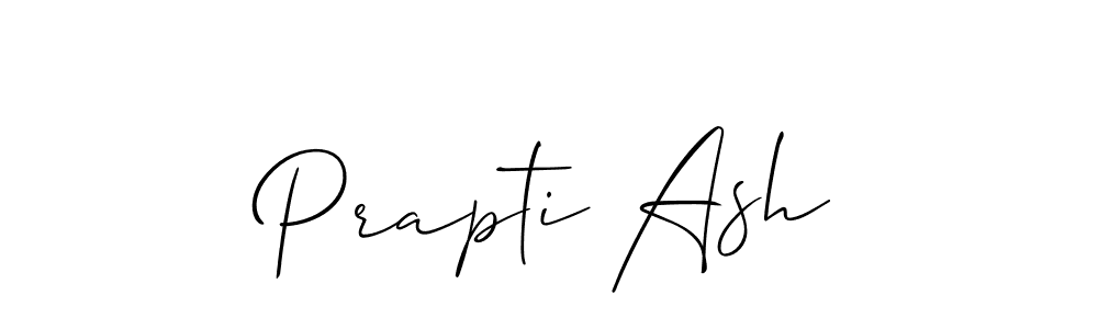 Make a beautiful signature design for name Prapti Ash. Use this online signature maker to create a handwritten signature for free. Prapti Ash signature style 2 images and pictures png
