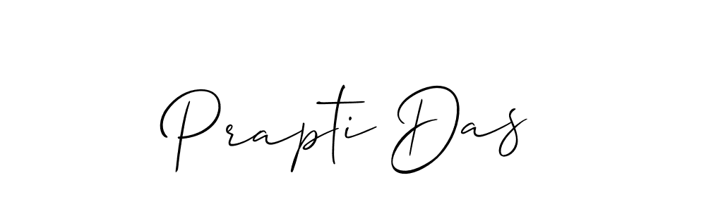 Make a beautiful signature design for name Prapti Das. With this signature (Allison_Script) style, you can create a handwritten signature for free. Prapti Das signature style 2 images and pictures png