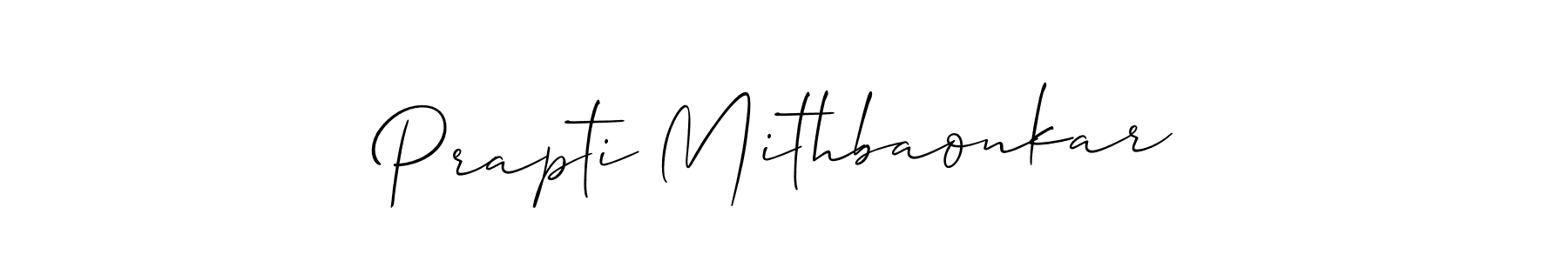 Once you've used our free online signature maker to create your best signature Allison_Script style, it's time to enjoy all of the benefits that Prapti Mithbaonkar name signing documents. Prapti Mithbaonkar signature style 2 images and pictures png