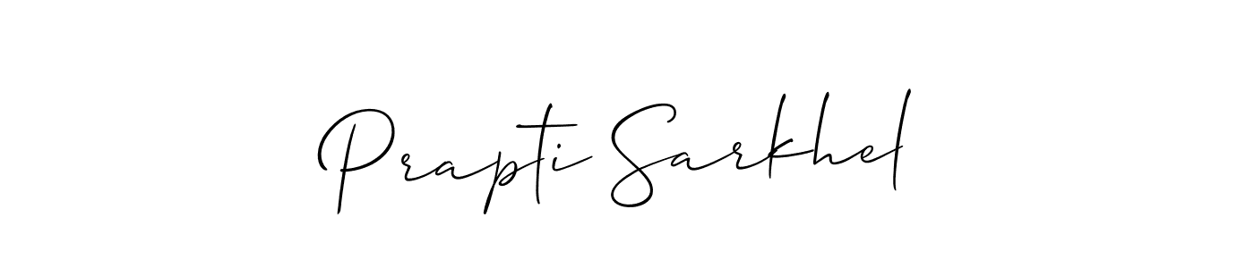 Here are the top 10 professional signature styles for the name Prapti Sarkhel. These are the best autograph styles you can use for your name. Prapti Sarkhel signature style 2 images and pictures png