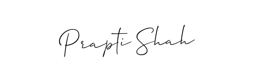 Best and Professional Signature Style for Prapti Shah. Allison_Script Best Signature Style Collection. Prapti Shah signature style 2 images and pictures png