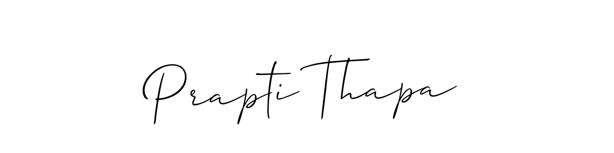 This is the best signature style for the Prapti Thapa name. Also you like these signature font (Allison_Script). Mix name signature. Prapti Thapa signature style 2 images and pictures png