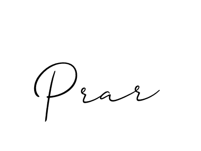 Also we have Prar name is the best signature style. Create professional handwritten signature collection using Allison_Script autograph style. Prar signature style 2 images and pictures png