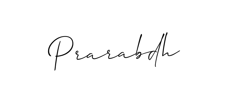 Similarly Allison_Script is the best handwritten signature design. Signature creator online .You can use it as an online autograph creator for name Prarabdh. Prarabdh signature style 2 images and pictures png