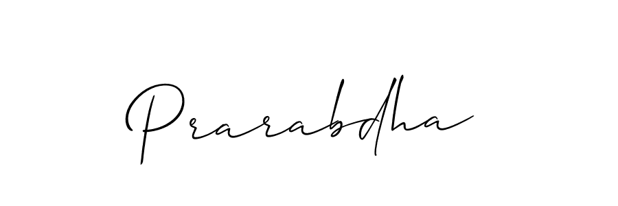 You should practise on your own different ways (Allison_Script) to write your name (Prarabdha) in signature. don't let someone else do it for you. Prarabdha signature style 2 images and pictures png