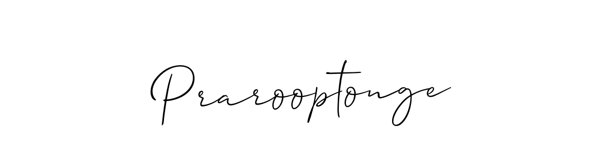 Best and Professional Signature Style for Prarooptonge. Allison_Script Best Signature Style Collection. Prarooptonge signature style 2 images and pictures png