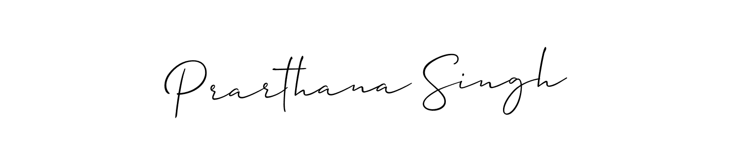 How to make Prarthana Singh signature? Allison_Script is a professional autograph style. Create handwritten signature for Prarthana Singh name. Prarthana Singh signature style 2 images and pictures png