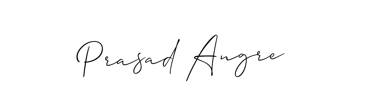 Also You can easily find your signature by using the search form. We will create Prasad Angre name handwritten signature images for you free of cost using Allison_Script sign style. Prasad Angre signature style 2 images and pictures png