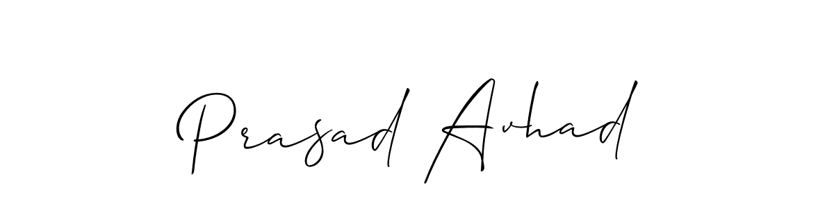 You should practise on your own different ways (Allison_Script) to write your name (Prasad Avhad) in signature. don't let someone else do it for you. Prasad Avhad signature style 2 images and pictures png