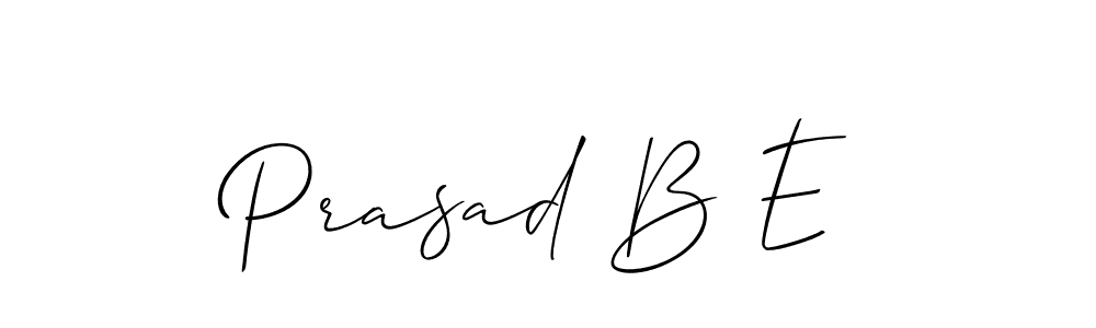 Create a beautiful signature design for name Prasad B E. With this signature (Allison_Script) fonts, you can make a handwritten signature for free. Prasad B E signature style 2 images and pictures png