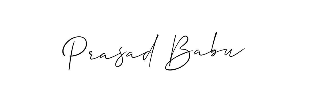 It looks lik you need a new signature style for name Prasad Babu. Design unique handwritten (Allison_Script) signature with our free signature maker in just a few clicks. Prasad Babu signature style 2 images and pictures png