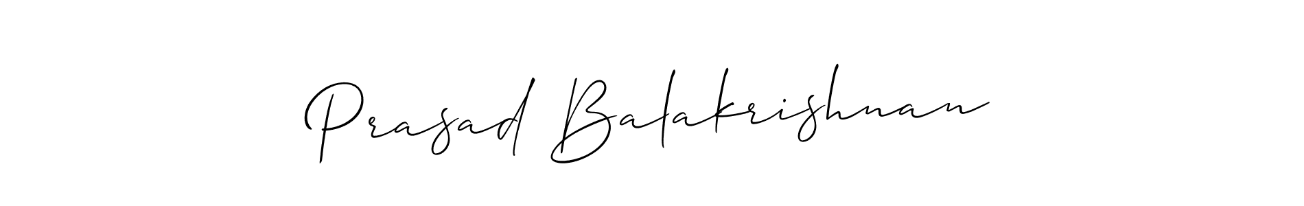 Similarly Allison_Script is the best handwritten signature design. Signature creator online .You can use it as an online autograph creator for name Prasad Balakrishnan. Prasad Balakrishnan signature style 2 images and pictures png
