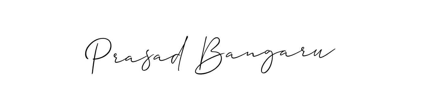 Also You can easily find your signature by using the search form. We will create Prasad Bangaru name handwritten signature images for you free of cost using Allison_Script sign style. Prasad Bangaru signature style 2 images and pictures png