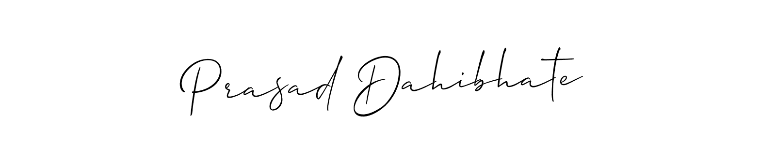 You can use this online signature creator to create a handwritten signature for the name Prasad Dahibhate. This is the best online autograph maker. Prasad Dahibhate signature style 2 images and pictures png