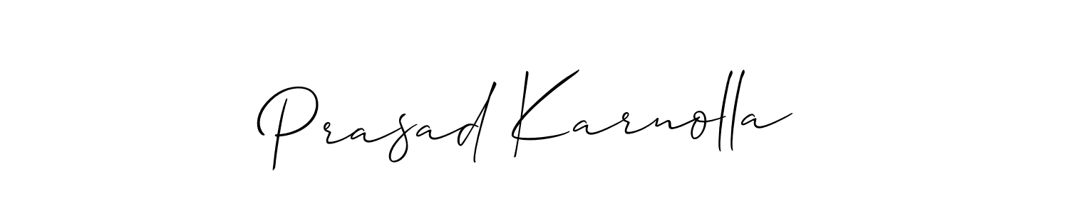 Check out images of Autograph of Prasad Karnolla name. Actor Prasad Karnolla Signature Style. Allison_Script is a professional sign style online. Prasad Karnolla signature style 2 images and pictures png