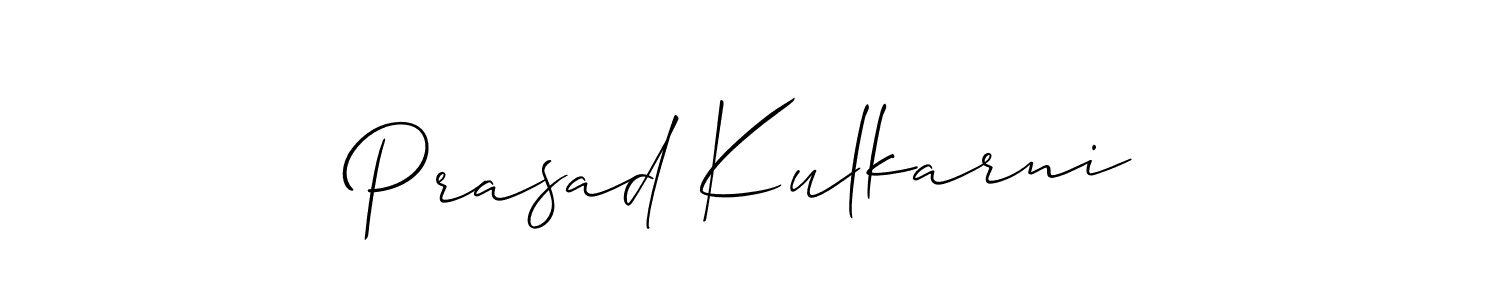 Similarly Allison_Script is the best handwritten signature design. Signature creator online .You can use it as an online autograph creator for name Prasad Kulkarni. Prasad Kulkarni signature style 2 images and pictures png