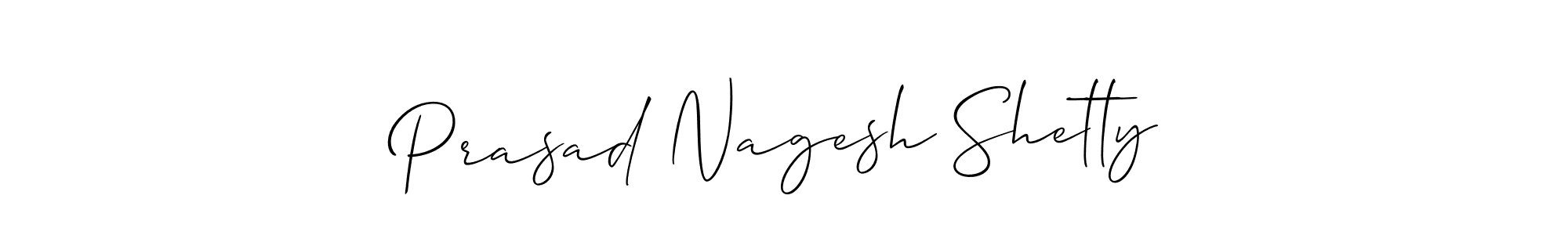 Design your own signature with our free online signature maker. With this signature software, you can create a handwritten (Allison_Script) signature for name Prasad Nagesh Shetty. Prasad Nagesh Shetty signature style 2 images and pictures png