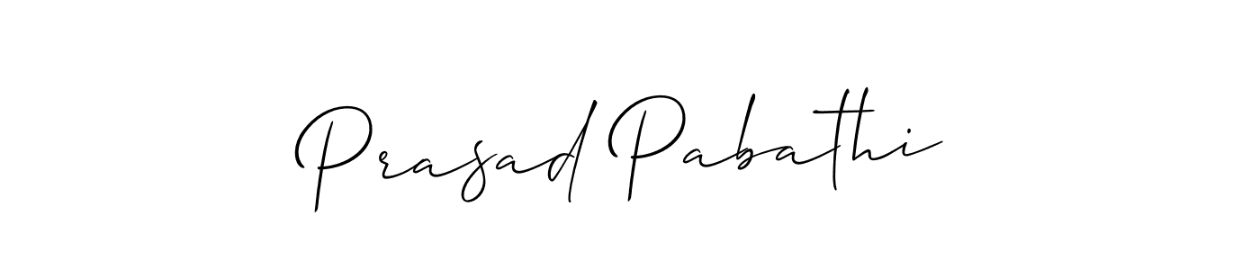 Make a beautiful signature design for name Prasad Pabathi. Use this online signature maker to create a handwritten signature for free. Prasad Pabathi signature style 2 images and pictures png