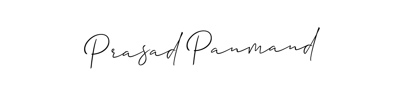 Design your own signature with our free online signature maker. With this signature software, you can create a handwritten (Allison_Script) signature for name Prasad Panmand. Prasad Panmand signature style 2 images and pictures png