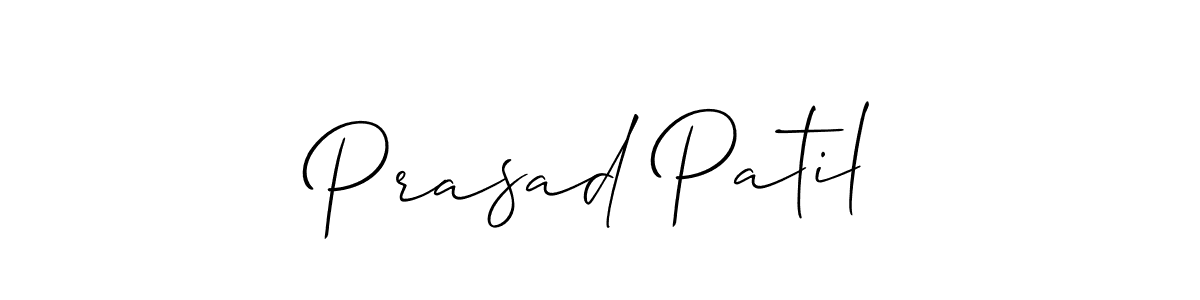 Also You can easily find your signature by using the search form. We will create Prasad Patil name handwritten signature images for you free of cost using Allison_Script sign style. Prasad Patil signature style 2 images and pictures png