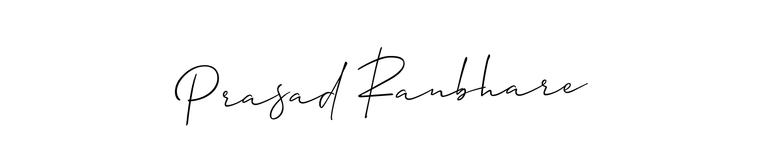 The best way (Allison_Script) to make a short signature is to pick only two or three words in your name. The name Prasad Ranbhare include a total of six letters. For converting this name. Prasad Ranbhare signature style 2 images and pictures png