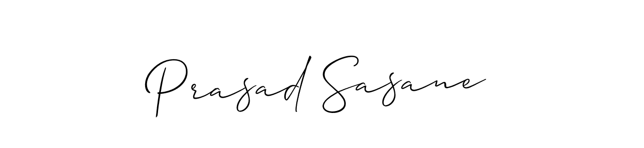 Also we have Prasad Sasane name is the best signature style. Create professional handwritten signature collection using Allison_Script autograph style. Prasad Sasane signature style 2 images and pictures png