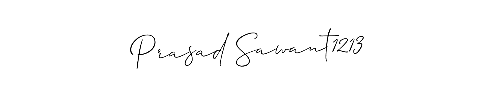 How to Draw Prasad Sawant1213 signature style? Allison_Script is a latest design signature styles for name Prasad Sawant1213. Prasad Sawant1213 signature style 2 images and pictures png