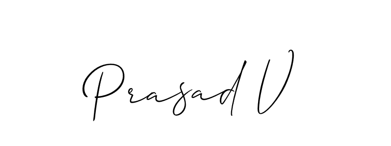 Make a beautiful signature design for name Prasad V. Use this online signature maker to create a handwritten signature for free. Prasad V signature style 2 images and pictures png