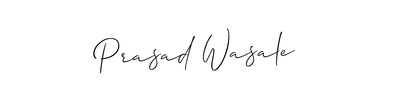 How to Draw Prasad Wasale signature style? Allison_Script is a latest design signature styles for name Prasad Wasale. Prasad Wasale signature style 2 images and pictures png