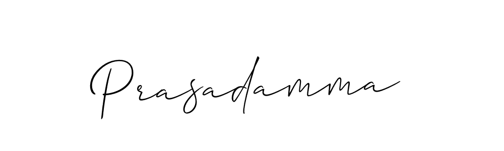 Allison_Script is a professional signature style that is perfect for those who want to add a touch of class to their signature. It is also a great choice for those who want to make their signature more unique. Get Prasadamma name to fancy signature for free. Prasadamma signature style 2 images and pictures png