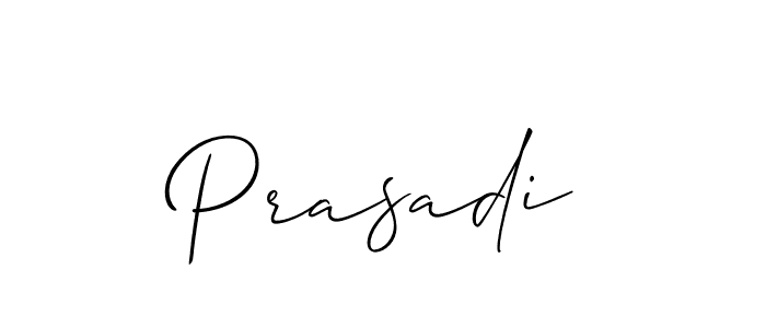 Best and Professional Signature Style for Prasadi. Allison_Script Best Signature Style Collection. Prasadi signature style 2 images and pictures png
