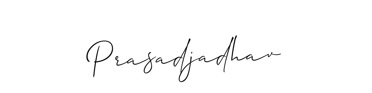 Make a short Prasadjadhav signature style. Manage your documents anywhere anytime using Allison_Script. Create and add eSignatures, submit forms, share and send files easily. Prasadjadhav signature style 2 images and pictures png