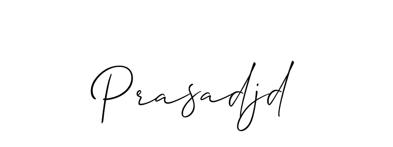 Create a beautiful signature design for name Prasadjd. With this signature (Allison_Script) fonts, you can make a handwritten signature for free. Prasadjd signature style 2 images and pictures png